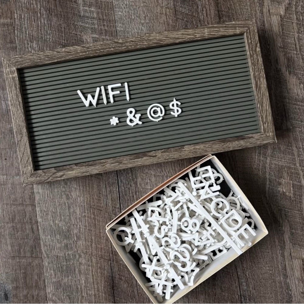 Changeable Letterboard